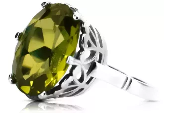 copy of Silber 925 Peridot Ring vrc079s Jahr