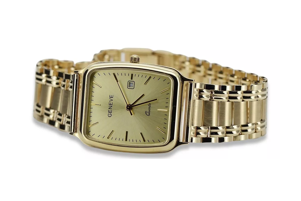 Montre homme en or Genève ★ zlotychlopak.pl ★ Pureté de l’or 585 333 Prix bas!