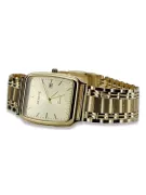 Gold men's watch Geneve ★ zlotychlopak.pl ★ Gold purity 585 333 Low Price!