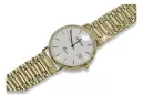 Reloj de oro para hombre Geneve ★ zlotychlopak.pl ★ Pureza de oro 585 333 Precio bajo!