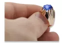 Russische sowjetische Rose 14 Karat 585 Gold Alexandrit Rubin Smaragd Saphir Zirkon Ring vrc016