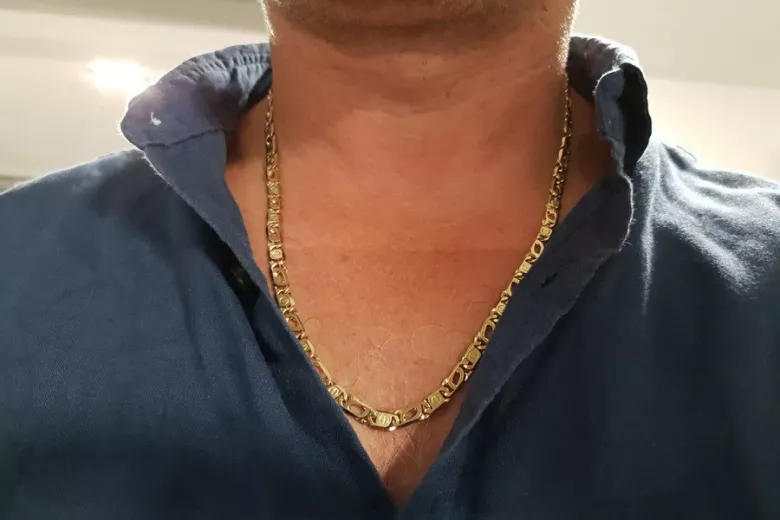 Russian rose Soviet gold chain