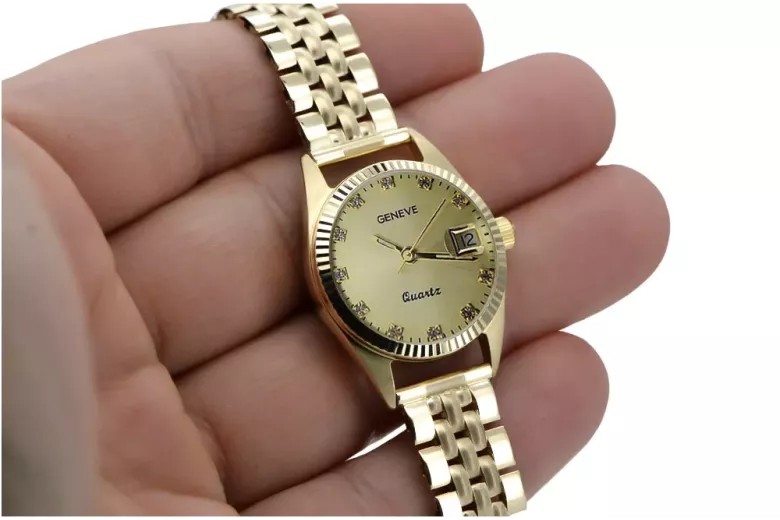 Montre hommes d'or Geneve ★ https://zlotychlopak.pl/fr/ ★ Pureté d'or 585 333 Low Price!