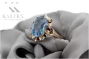 Russian Soviet rose 14k 585 gold Alexandrite Ruby Emerald Sapphire Zircon ring  vrc189