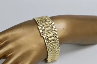 Pulsera de hombre de oro amarillo 14k 585 cpn035y1&mbw006y