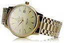 Gold men's watch Geneve ★ zlotychlopak.pl ★ Gold purity 585 333 Low Price!