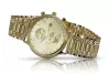 Reloj de pulsera de oro amarillo de 14k Geneve mw005ydg&mbw006y