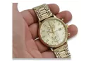 Yellow 14k 585 gold men's Geneve watch mw005ydg&mbw006y18cm