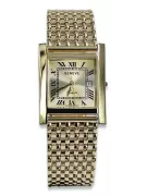 Gold men's watch Geneve ★ zlotychlopak.pl ★ Gold purity 585 333 Low Price!