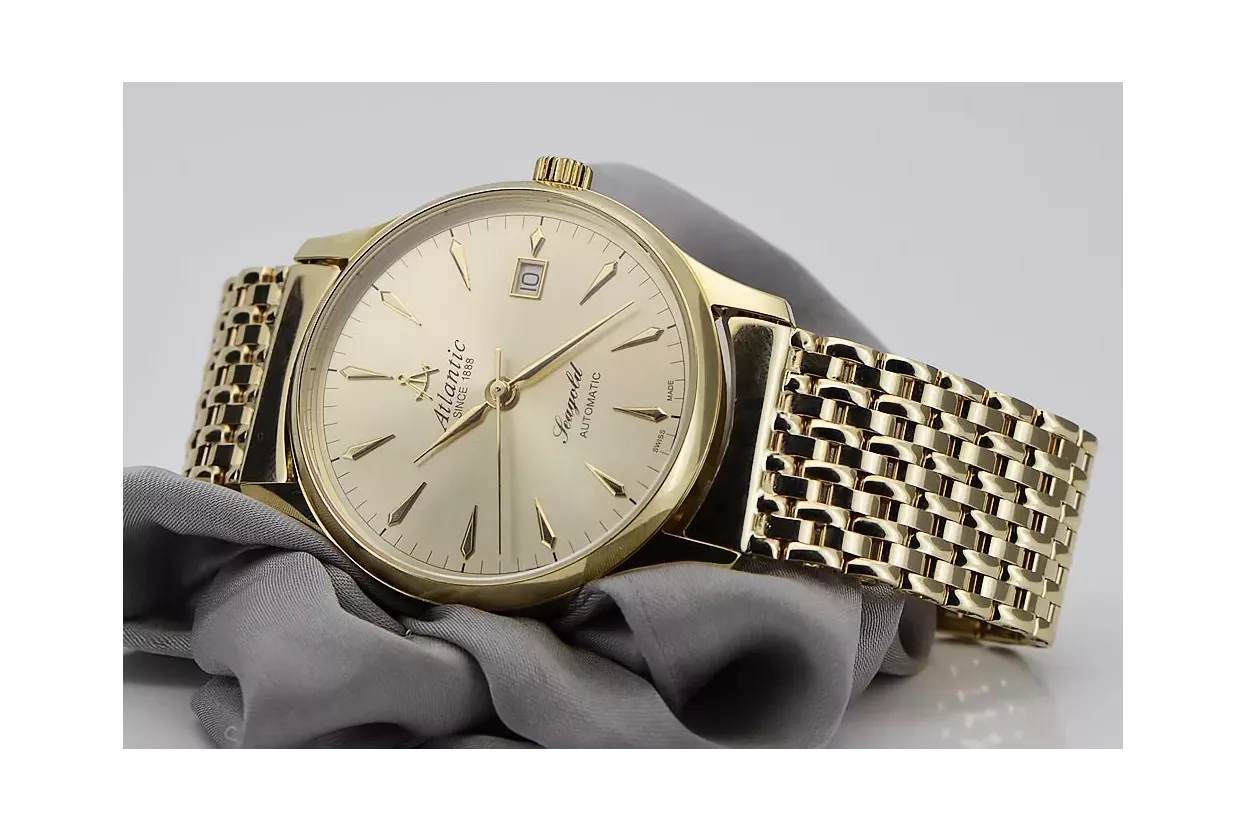 Reloj para hombres de oro Geneve ★ https://zlotychlopak.pl/es/ ★ Pureza de oro 585 333 Precio bajo!