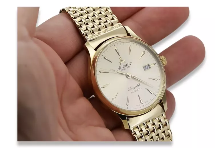 Montre hommes d'or Geneve ★ https://zlotychlopak.pl/fr/ ★ Pureté d'or 585 333 Low Price!