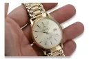 Gold men's watch Geneve ★ zlotychlopak.pl ★ Gold purity 585 333 Low Price!