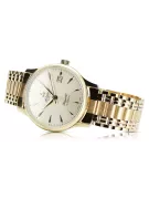 Gold men's watch Geneve ★ zlotychlopak.pl ★ Gold purity 585 333 Low Price!