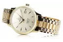 Gold men's watch Geneve ★ zlotychlopak.pl ★ Gold purity 585 333 Low Price!