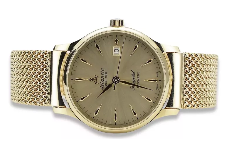 Reloj para hombres de oro Geneve ★ https://zlotychlopak.pl/es/ ★ Pureza de oro 585 333 Precio bajo!