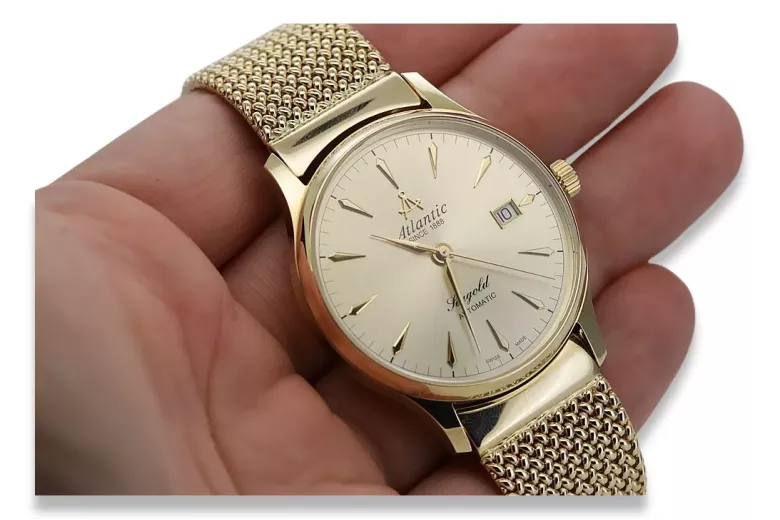 Montre hommes d'or Geneve ★ https://zlotychlopak.pl/fr/ ★ Pureté d'or 585 333 Low Price!