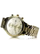 Gold men's watch Geneve ★ zlotychlopak.pl ★ Gold purity 585 333 Low Price!