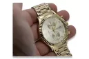 Gelbgold 14 Karat 585 Herrenuhr Geneve mw007y&mbw006yo