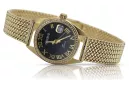 Gold men's watch Geneve ★ zlotychlopak.pl ★ Gold purity 585 333 Low Price!