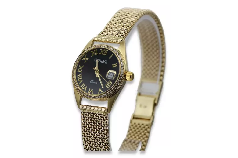 Montre hommes d'or Geneve ★ https://zlotychlopak.pl/fr/ ★ Pureté d'or 585 333 Low Price!