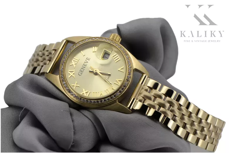 Montre hommes d'or Geneve ★ https://zlotychlopak.pl/fr/ ★ Pureté d'or 585 333 Low Price!