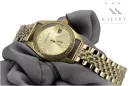 Gold men's watch Geneve ★ zlotychlopak.pl ★ Gold purity 585 333 Low Price!