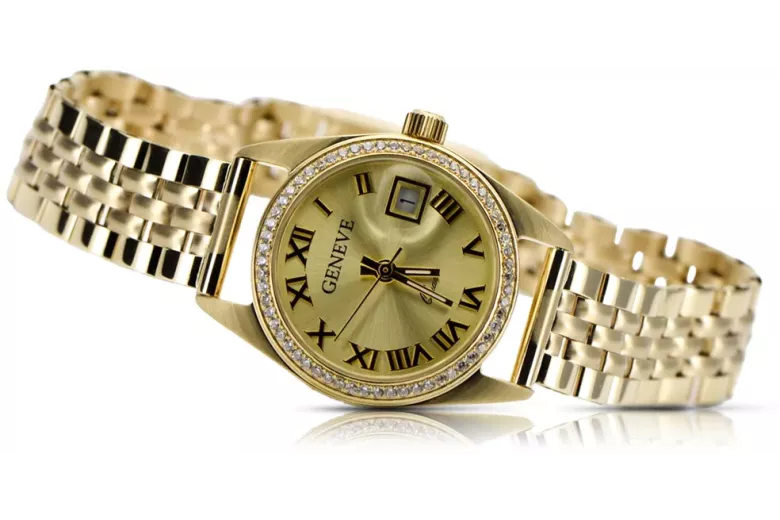 Gold men's watch Geneve ★ https://zlotychlopak.pl/ru/ ★ Золотая чистота 585 333 Низкая Цена!