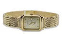 Gold men's watch Geneve ★ zlotychlopak.pl ★ Gold purity 585 333 Low Price!