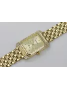 Gold men's watch Geneve ★ zlotychlopak.pl ★ Gold purity 585 333 Low Price!