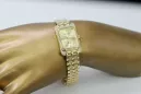 Gold men's watch Geneve ★ zlotychlopak.pl ★ Gold purity 585 333 Low Price!