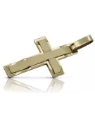 Golden Catholic Cross ★ russiangold.com ★ Gold 585 333 Niedriger Preis