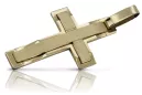 Cruz Católica de Oro ★ russiangold.com ★ Oro 585 333 Precio bajo