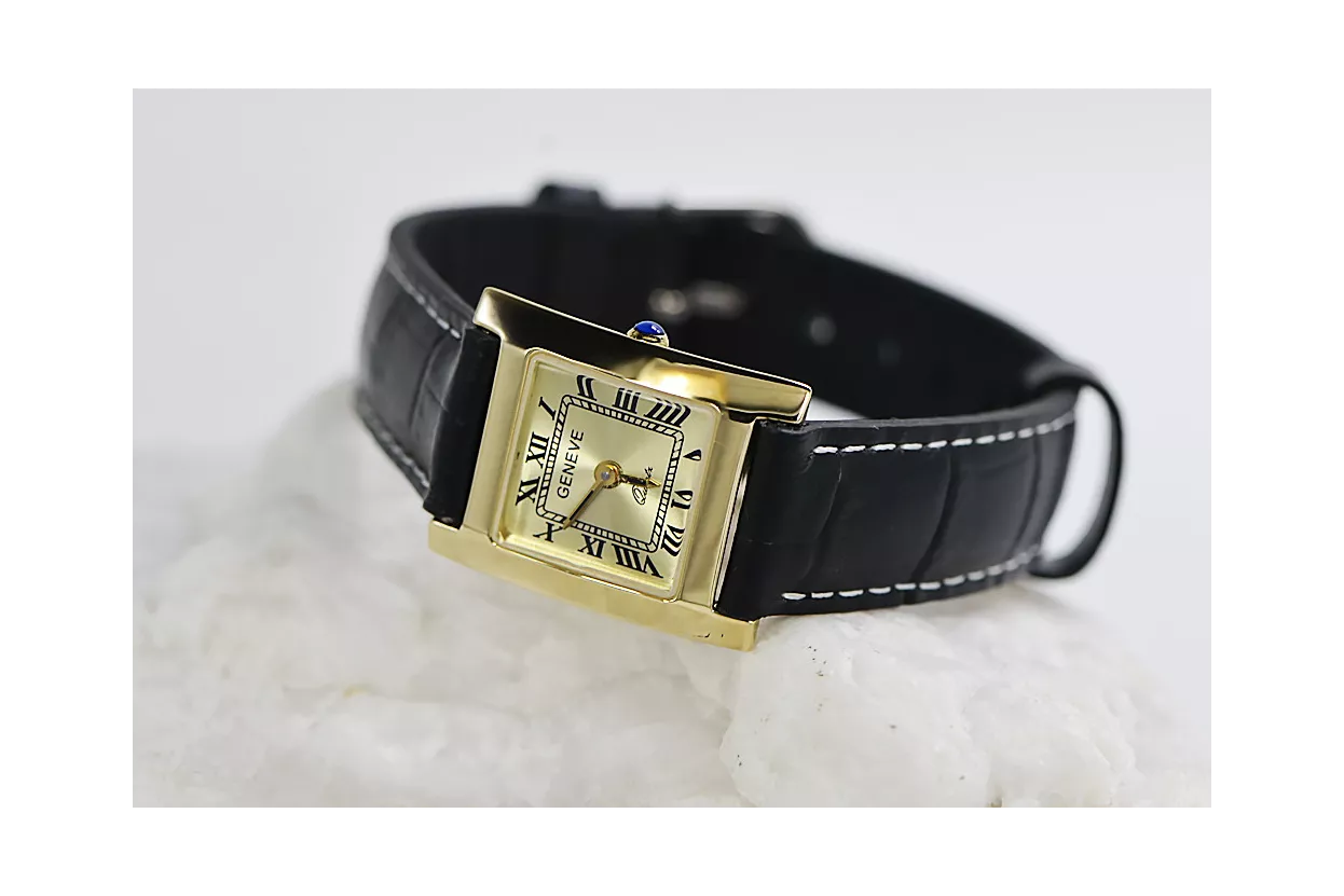 Reloj para hombres de oro Geneve ★ https://zlotychlopak.pl/es/ ★ Pureza de oro 585 333 Precio bajo!