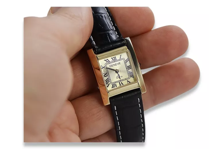 Reloj para hombres de oro Geneve ★ https://zlotychlopak.pl/es/ ★ Pureza de oro 585 333 Precio bajo!