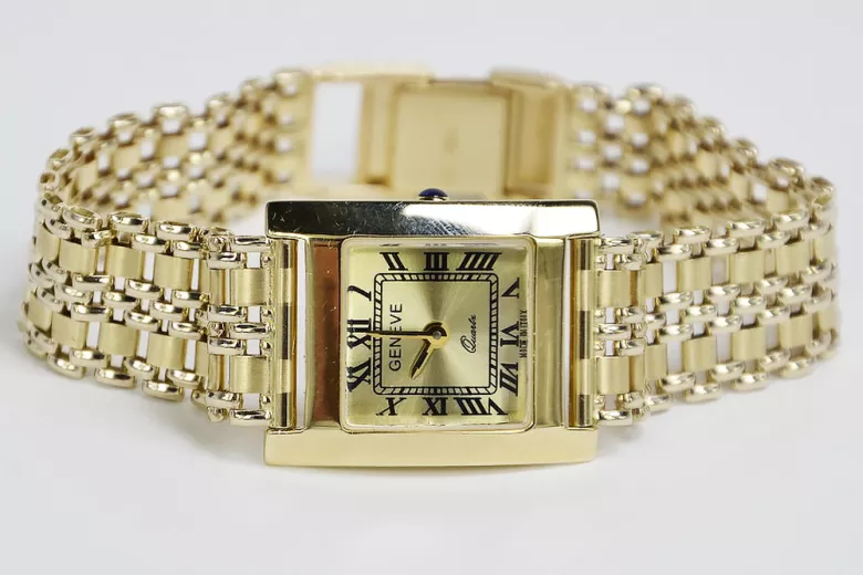 Gold men's watch Geneve ★ https://zlotychlopak.pl/ru/ ★ Золотая чистота 585 333 Низкая Цена!