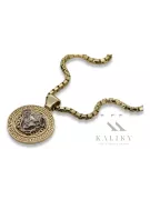 Gold pendant pendant ★ zlotychlopak.pl ★ Gold hallmark 585 333 low price