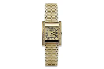 Gold men's watch Geneve ★ zlotychlopak.pl ★ Gold purity 585 333 Low Price!