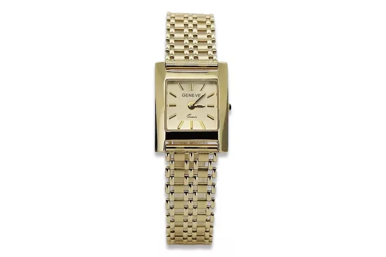 Reloj para hombres de oro Geneve ★ https://zlotychlopak.pl/es/ ★ Pureza de oro 585 333 Precio bajo!