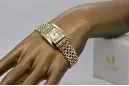 Gold men's watch Geneve ★ zlotychlopak.pl ★ Gold purity 585 333 Low Price!