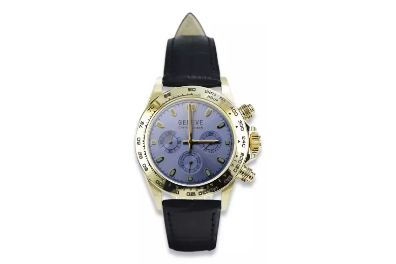 Montre hommes d'or Geneve ★ https://zlotychlopak.pl/fr/ ★ Pureté d'or 585 333 Low Price!