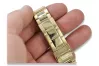 Gelbgold 14 K 585 Herren-Geneve-Uhr mit braunem Zifferblatt mw014ydbl&mbw017y