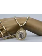 Jezus medallion & 14k Goldhammer Kette 005yw20&cc047yw65