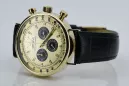 Желтые 14k 585 золотые мужские часы Geneve mw012y-gb