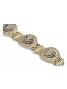 Pulsera de oro rosa amarilla ★ russiangold.com ★ Oro 585 333 Precio bajo