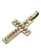 Golden Catholic Cross ★ russiangold.com ★ Gold 585 333 Low price