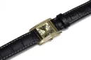 Gold men's watch Geneve ★ zlotychlopak.pl ★ Gold purity 585 333 Low Price!