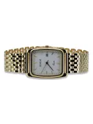 Gold men's watch Geneve ★ zlotychlopak.pl ★ Gold purity 585 333 Low Price!