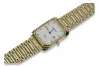 желтые 14k 585 золотые мужские часы Geneve mw001ydw&mbw009y