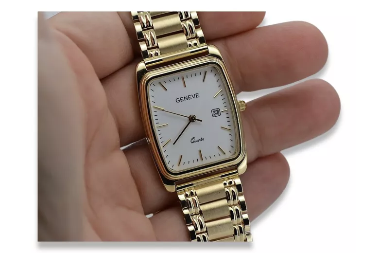 Montre homme en or Genève ★ zlotychlopak.pl ★ Pureté de l’or 585 333 Prix bas!