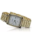 Gold men's watch Geneve ★ zlotychlopak.pl ★ Gold purity 585 333 Low Price!